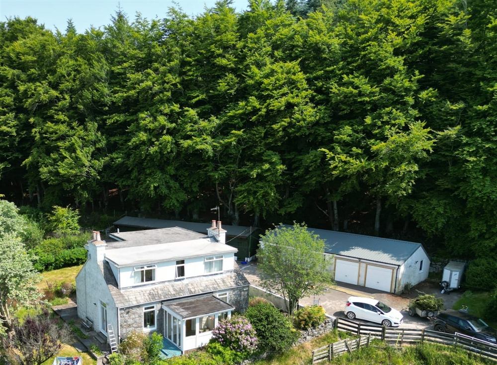 Woodside Farm house and surrounding countryside near Dalbeattie